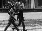 Eskorta zateného mladíka v Brn v srpnu 1969